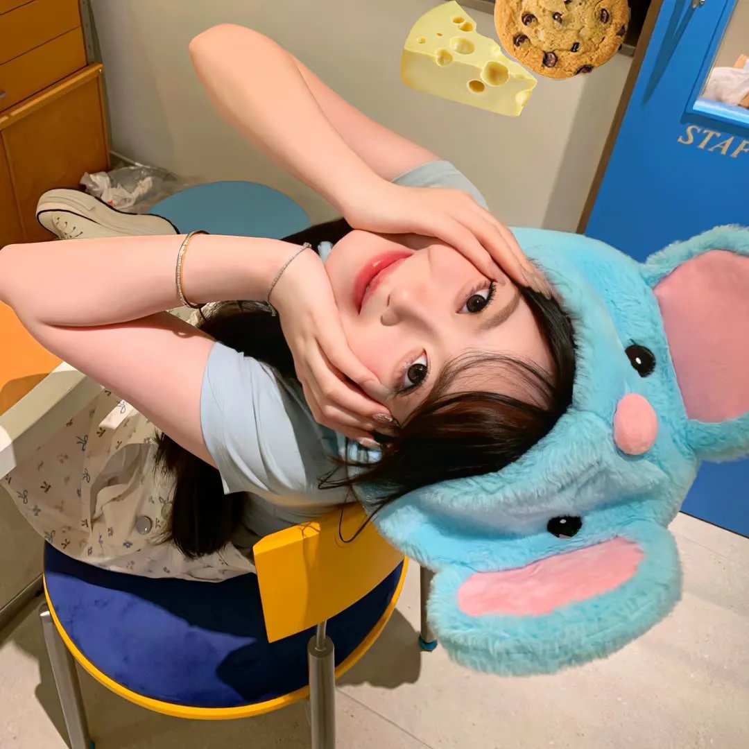 在水中